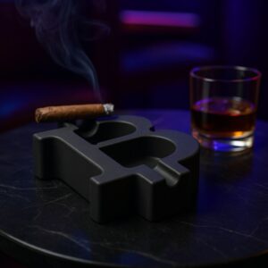 B-ASH Black Stone ashtray