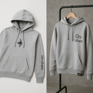 Hoodie “Ethereum On-Chain – Gri” (coming soon)